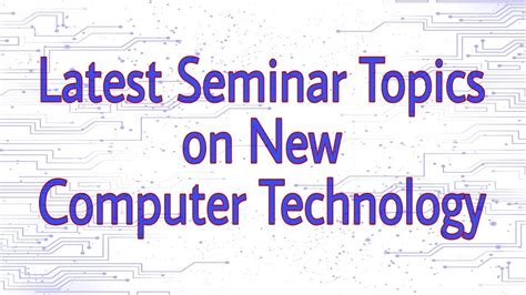 700+ Seminar Topics for CSE (Computer Science) with ppt .